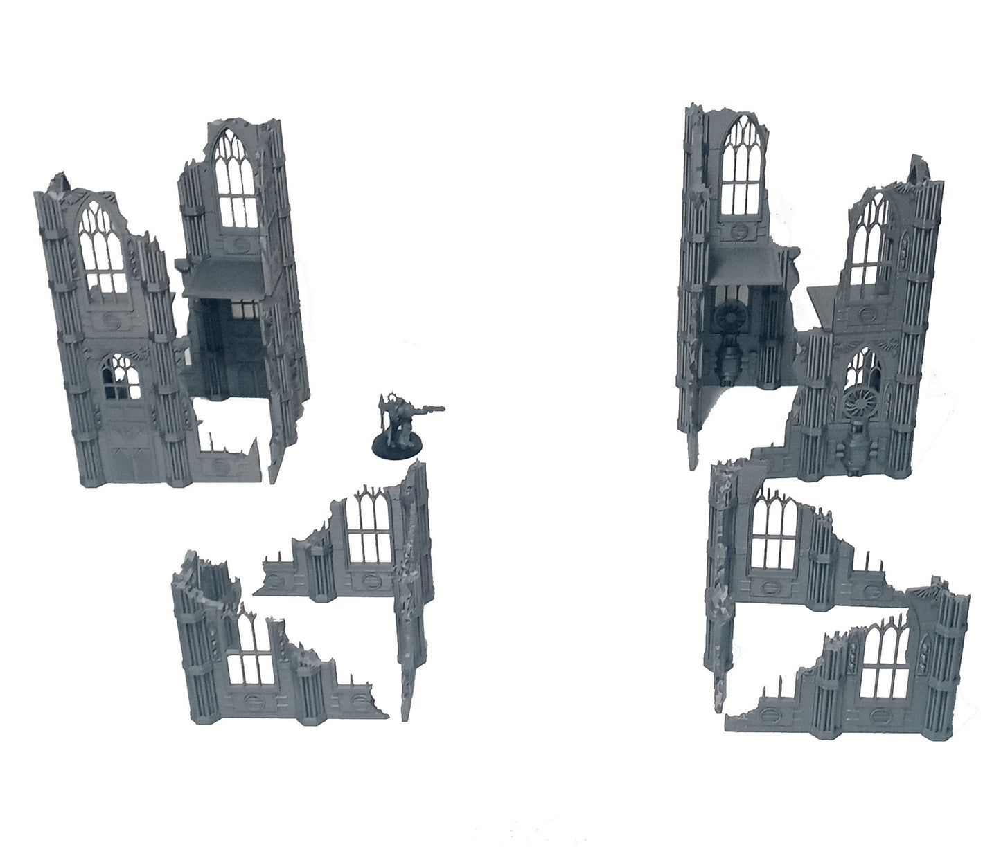 Gothic Ruined Buildings Set B