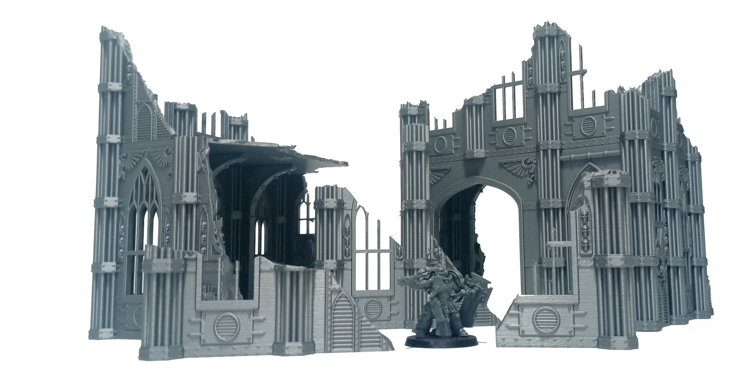 Gothic Ruined Buildings Set C