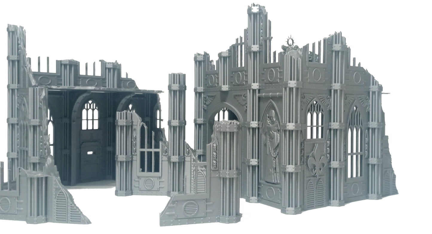 Gothic Ruined Buildings Set C