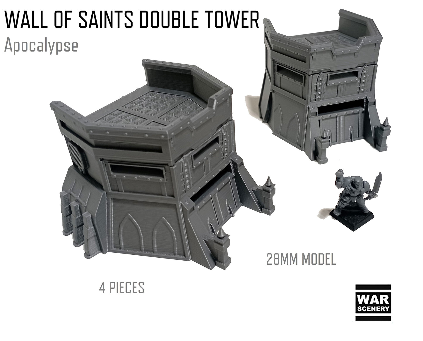 Wall of Saints Double Tower