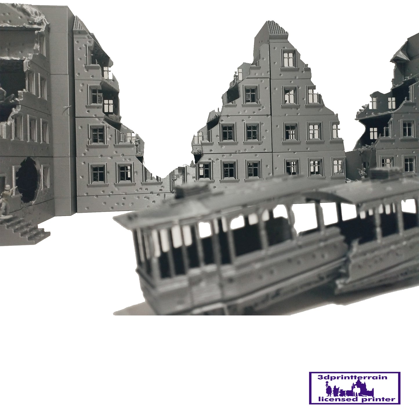 Collection Berlin Houses Destroyed 2