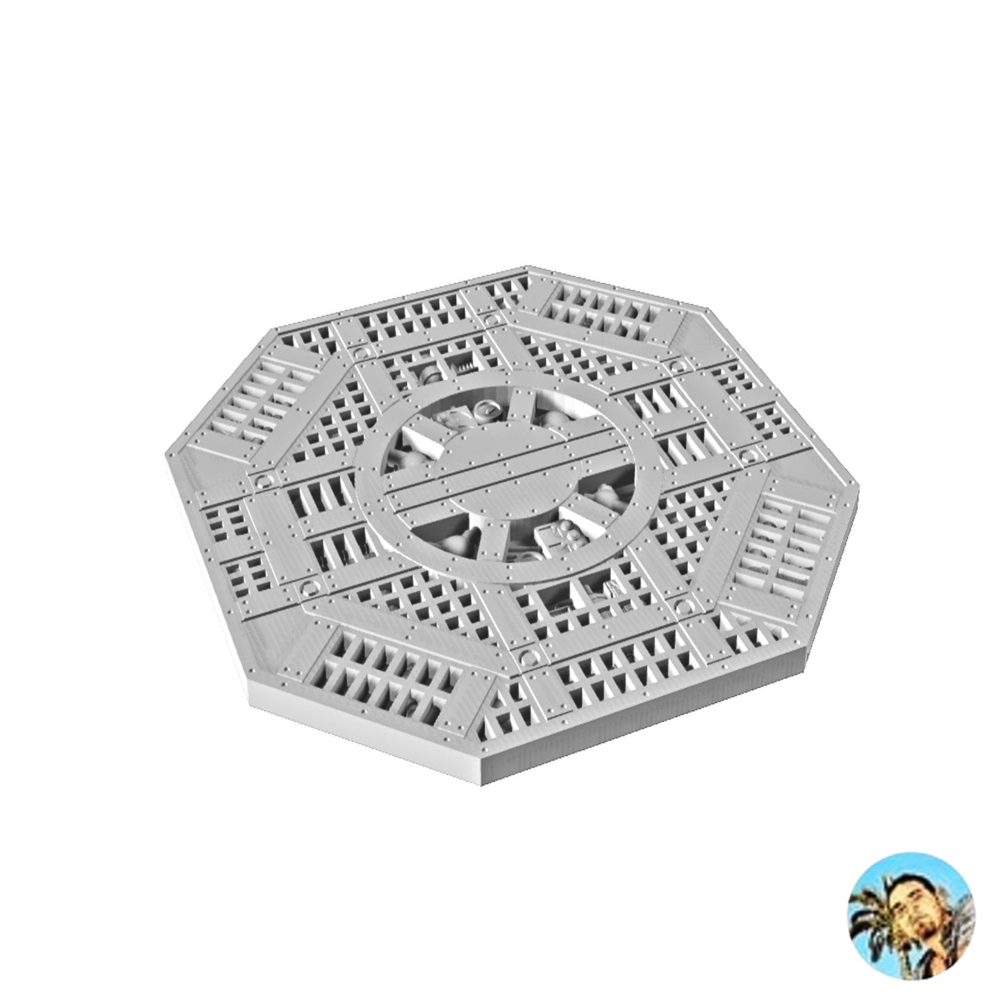 Walkway 122x122x5 Octagon Model B