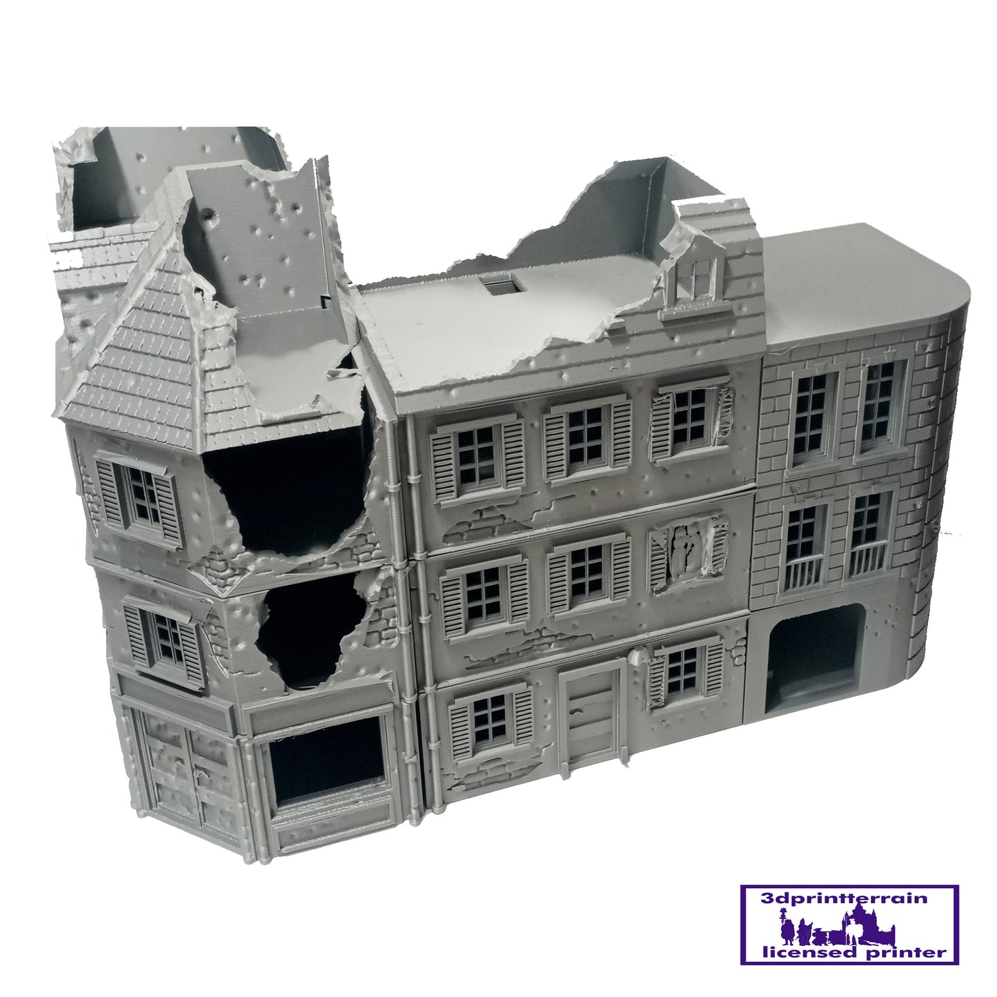 Collection Dunkirk Corner House Damaged