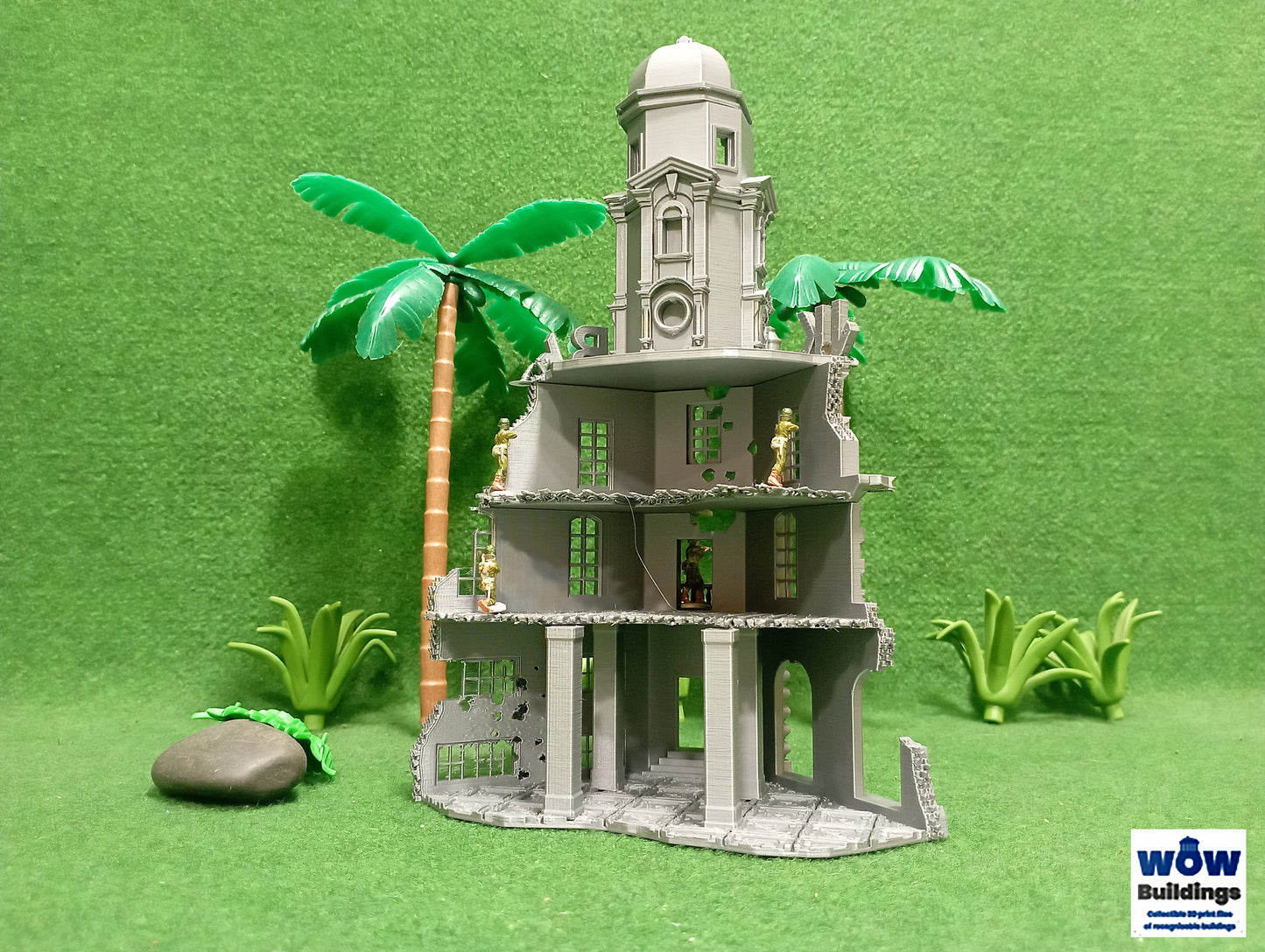 Burma Bank Damaged