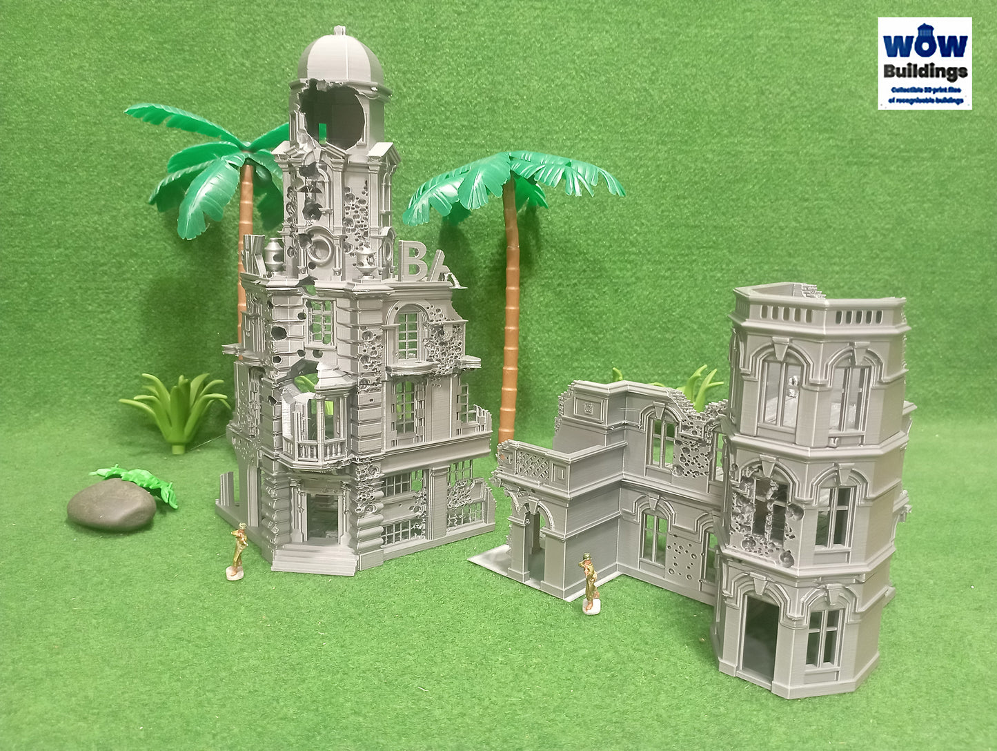 Burma Bank Damaged