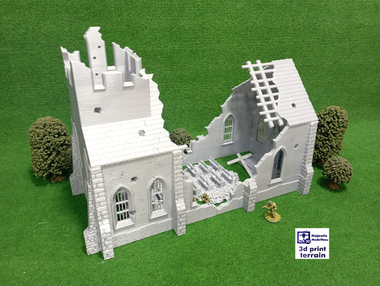 Saint-Privat Church Destroyed