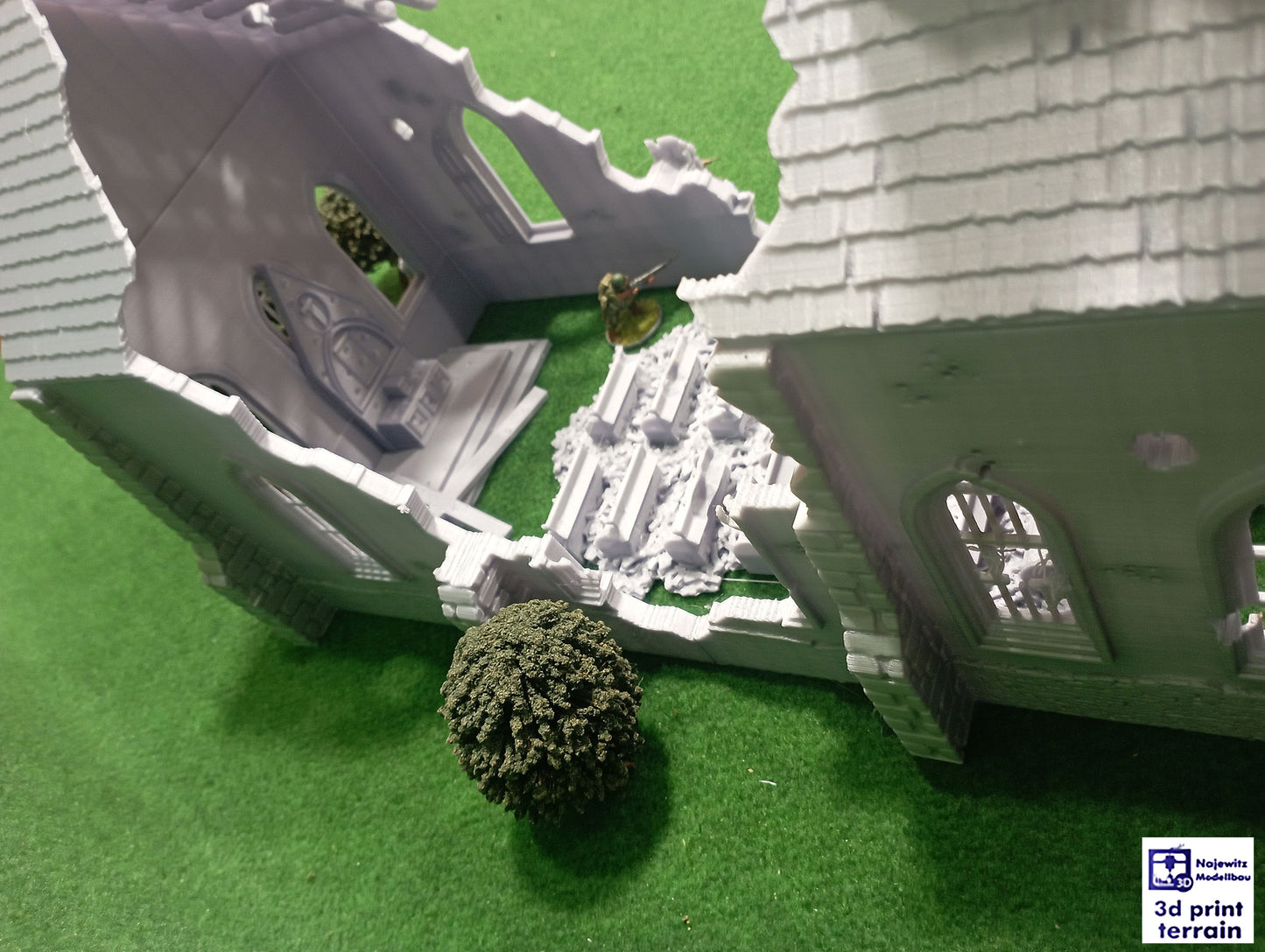 Saint-Privat Church Destroyed