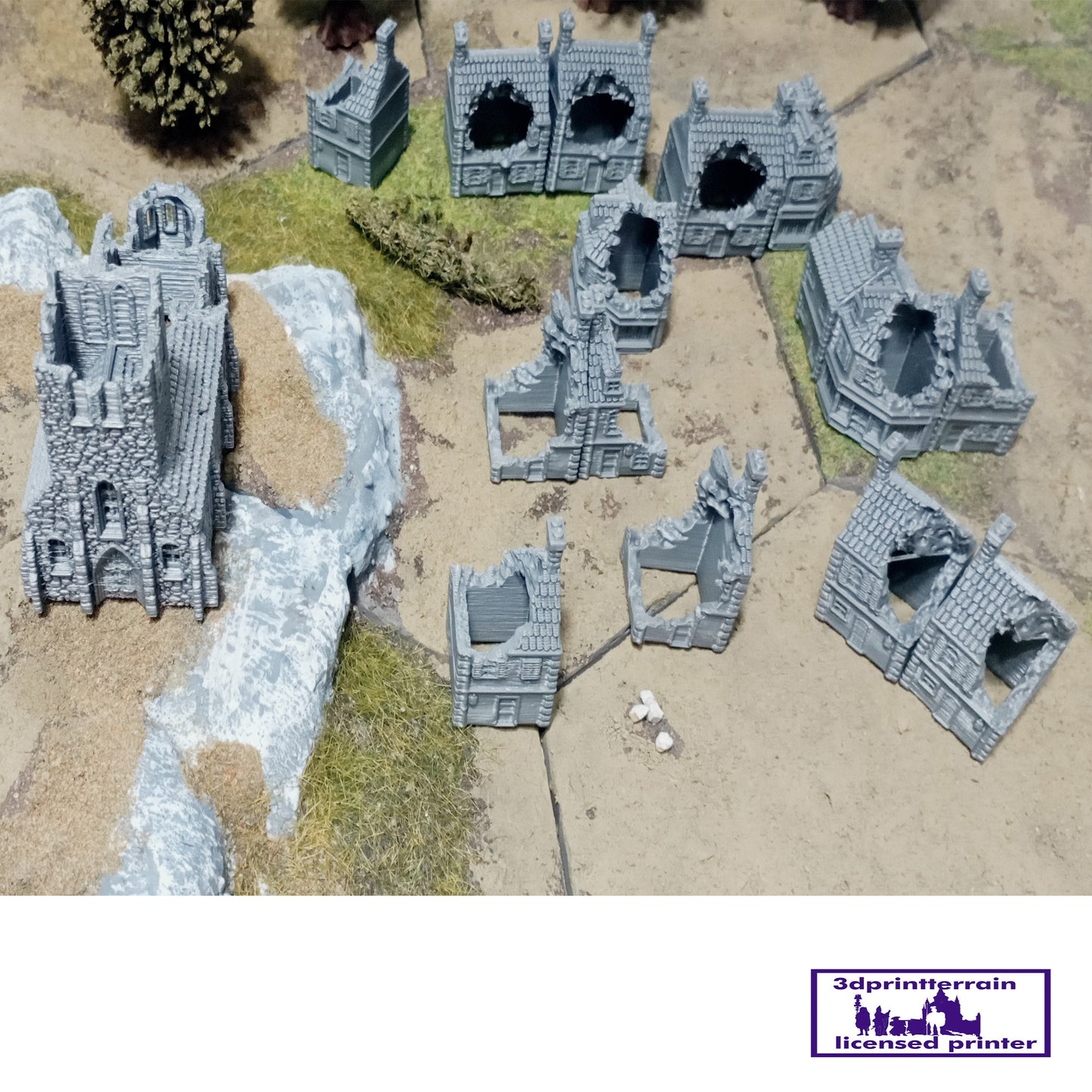 Collection Normandy Town Destroyed 3