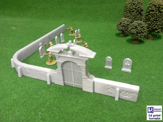 Saint-Privat Cementery Wall