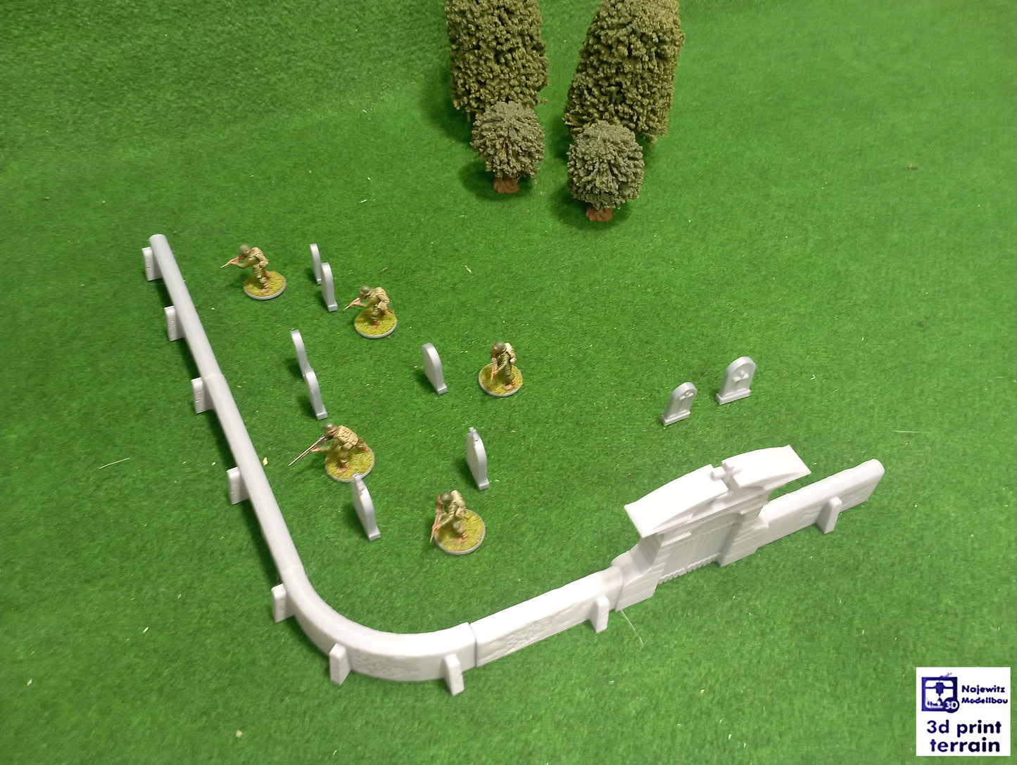 Saint-Privat Cementery Wall