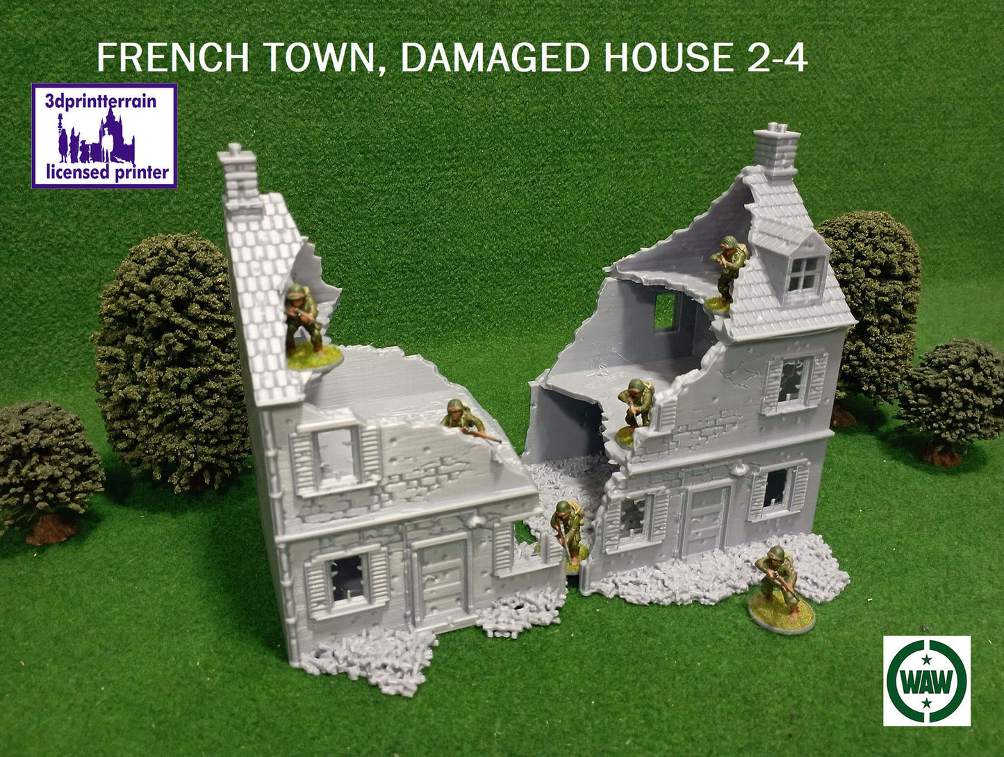 Normandy Town Houses Destroyed 1