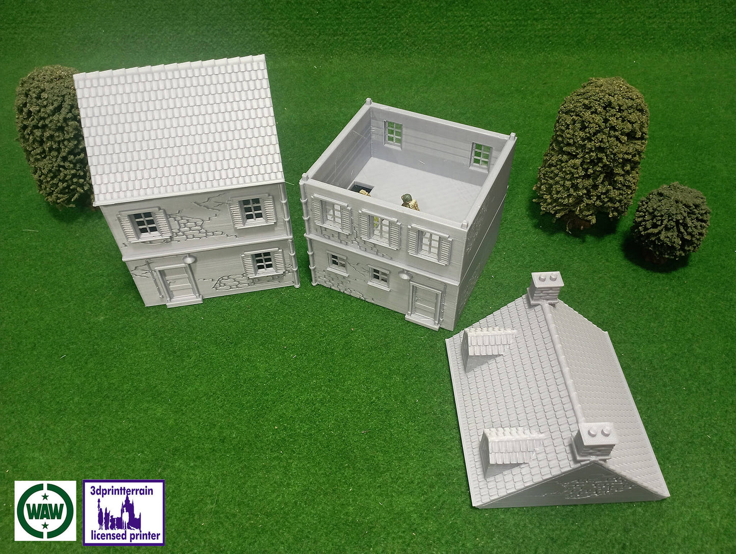Normandy Town Houses Destroyed 1