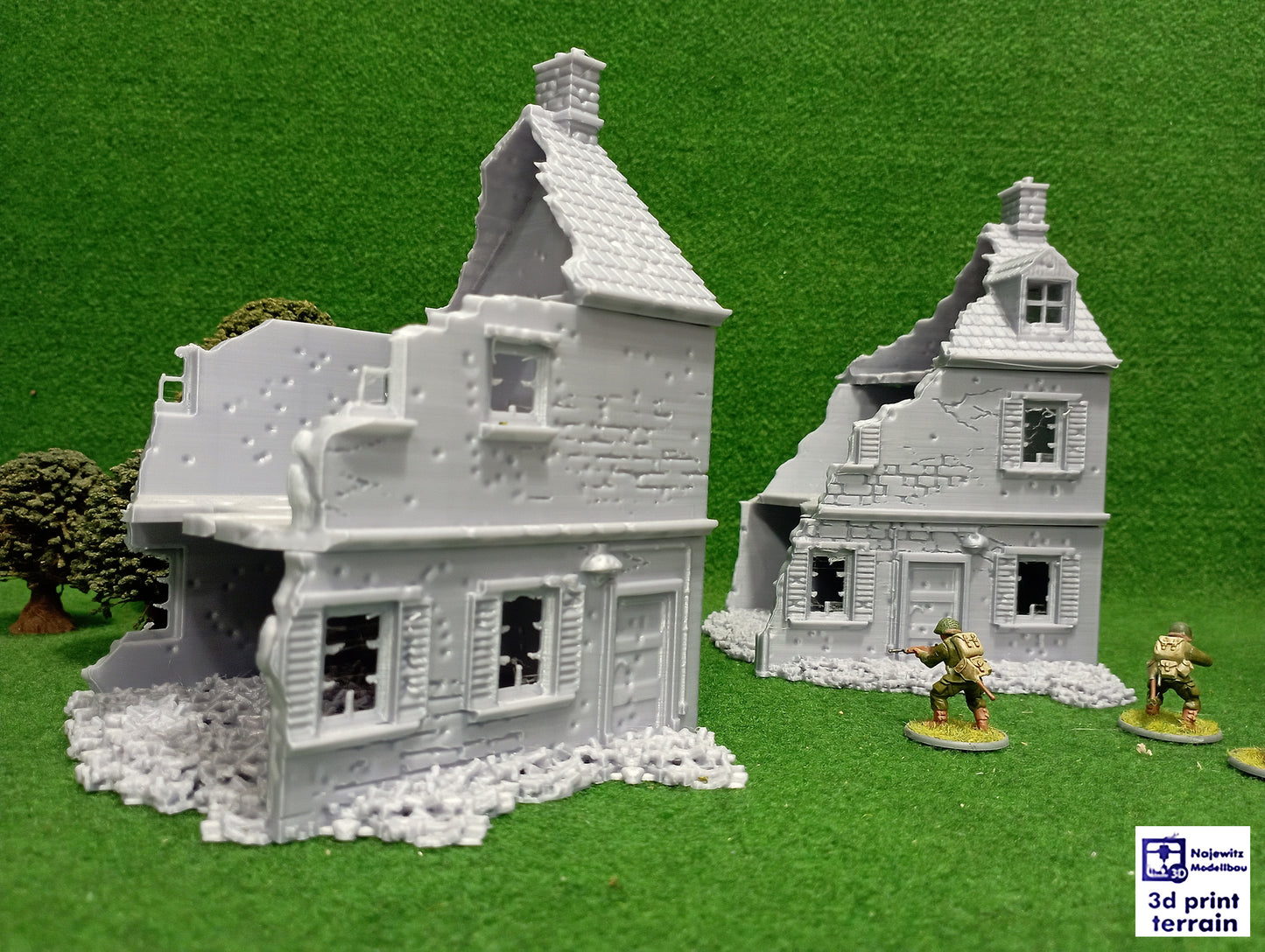 Normandy Town Houses Destroyed 2
