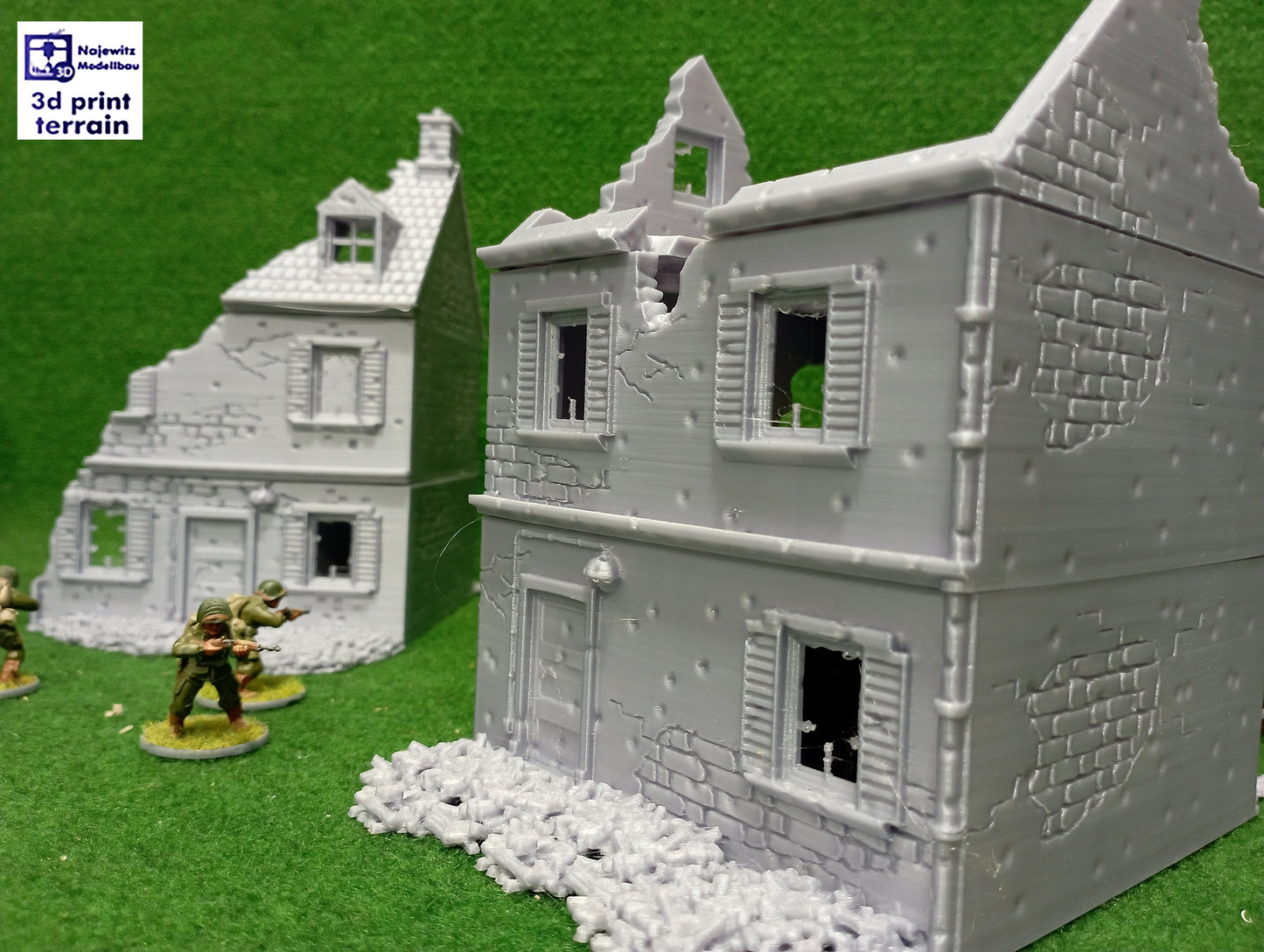 Normandy Town Houses Destroyed 2