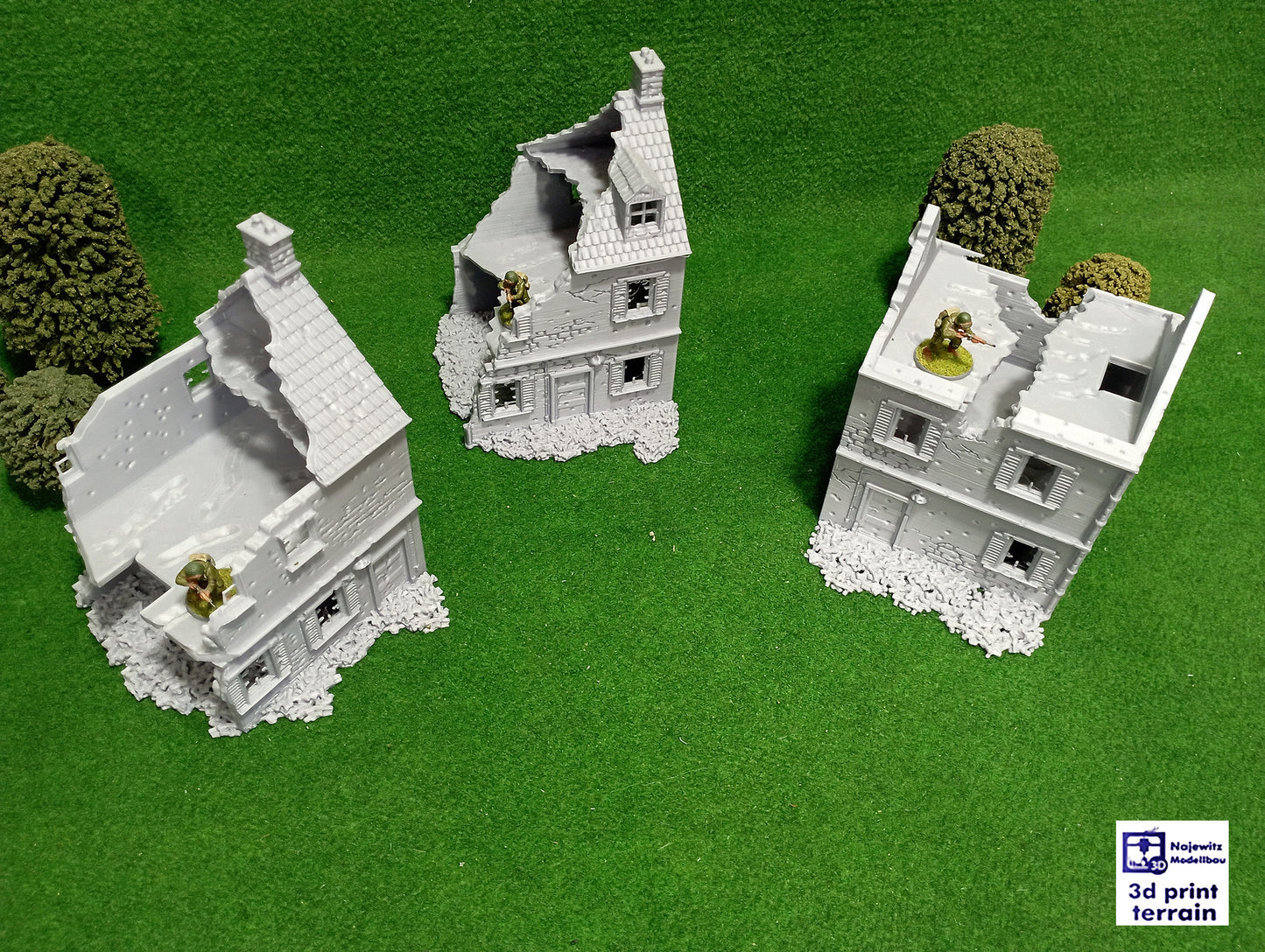 Normandy Town Houses Destroyed 2