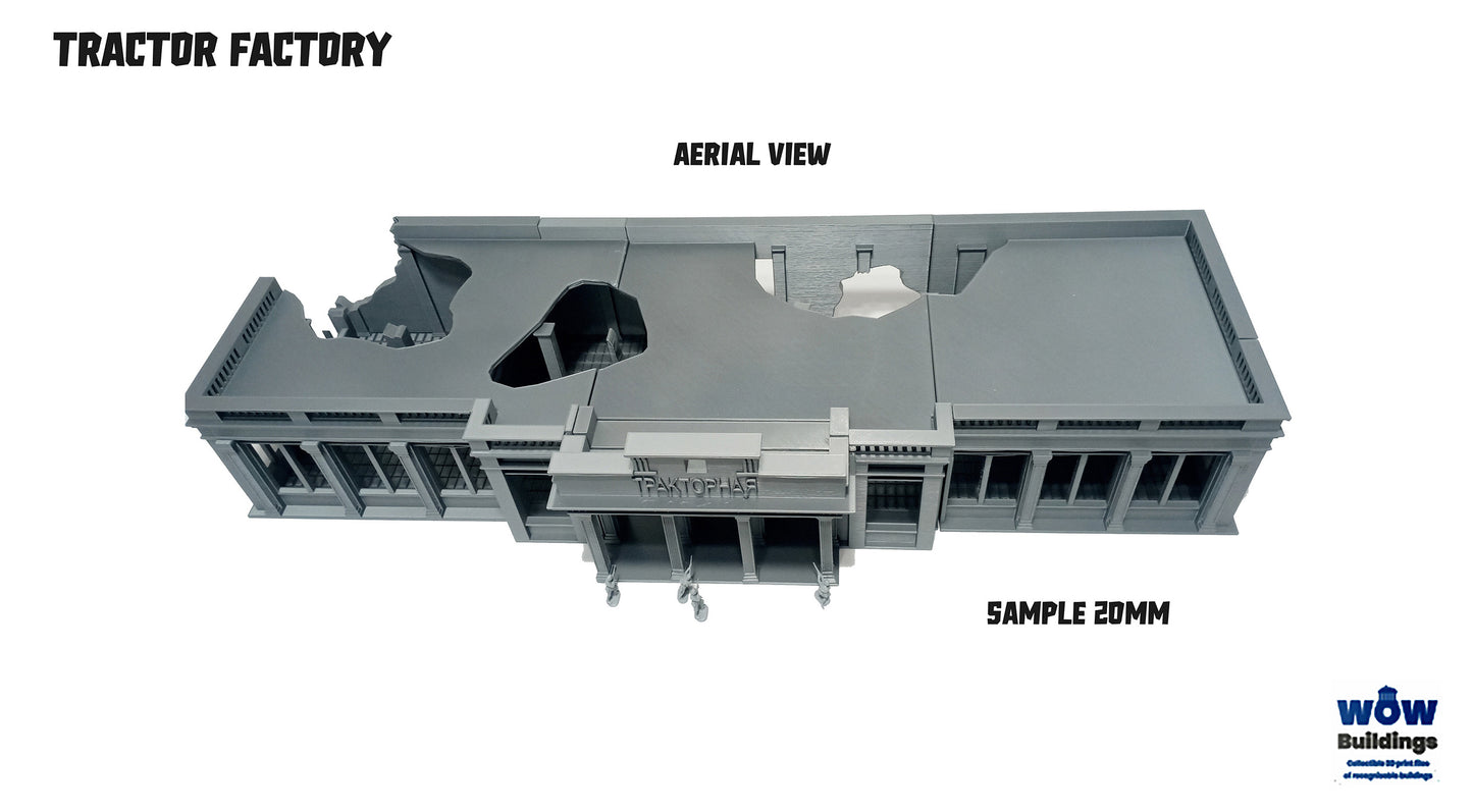 Tractor Factory Damaged