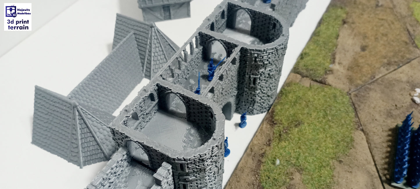 Medieval City Town Wall A