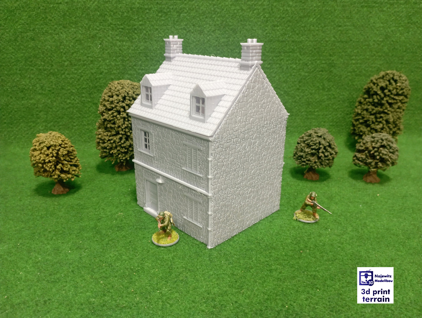 French Town House Stone 1