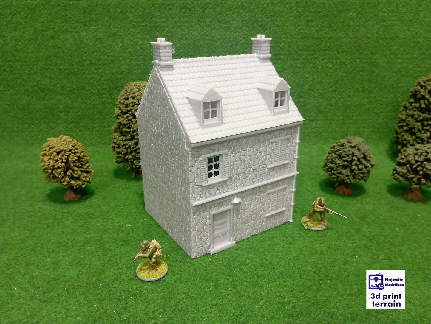 French Town House Stone 1