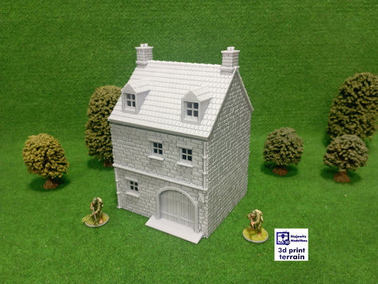 French Town House Stone Shed