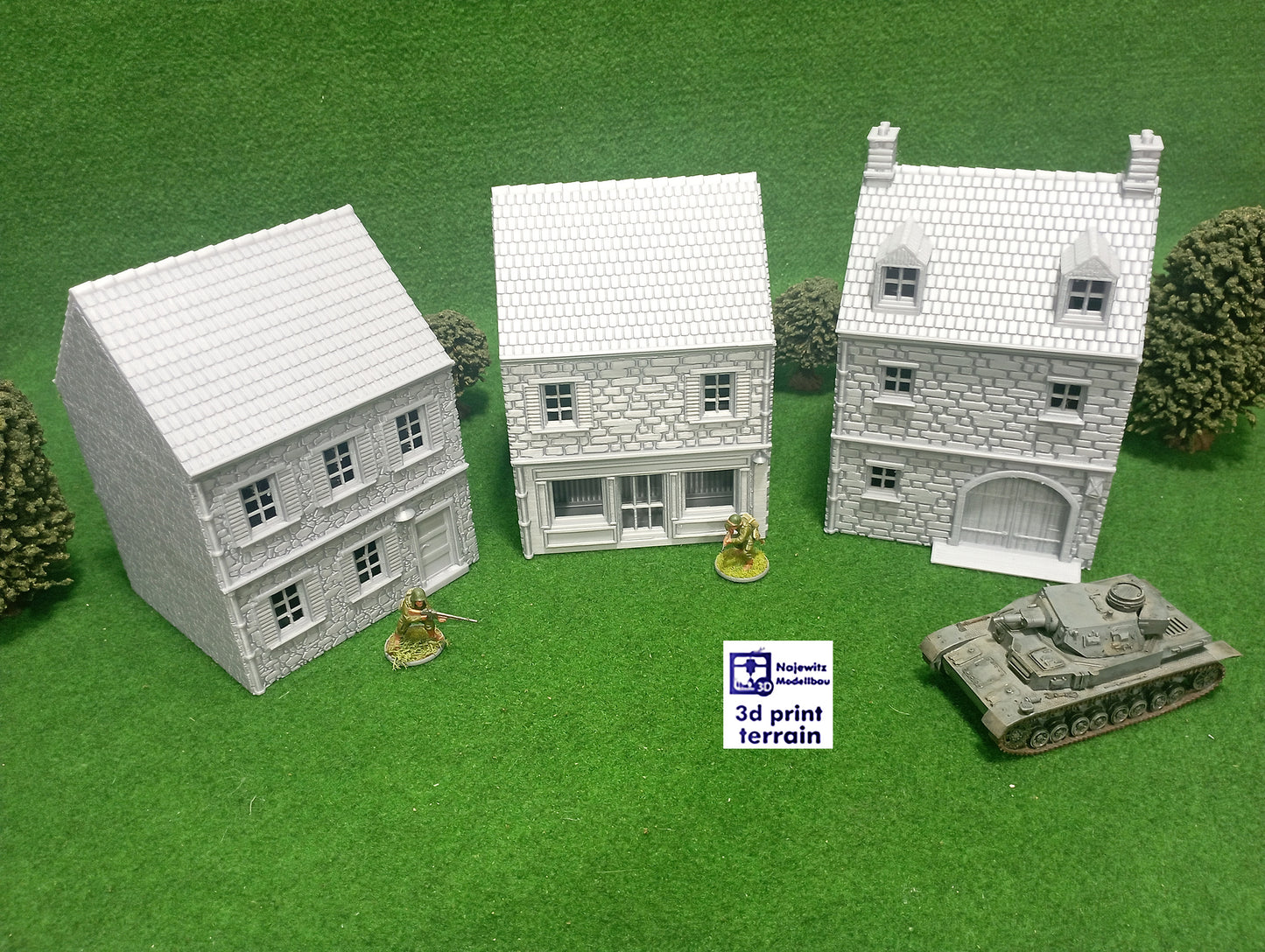 Collection Normandy Town Houses Stone A