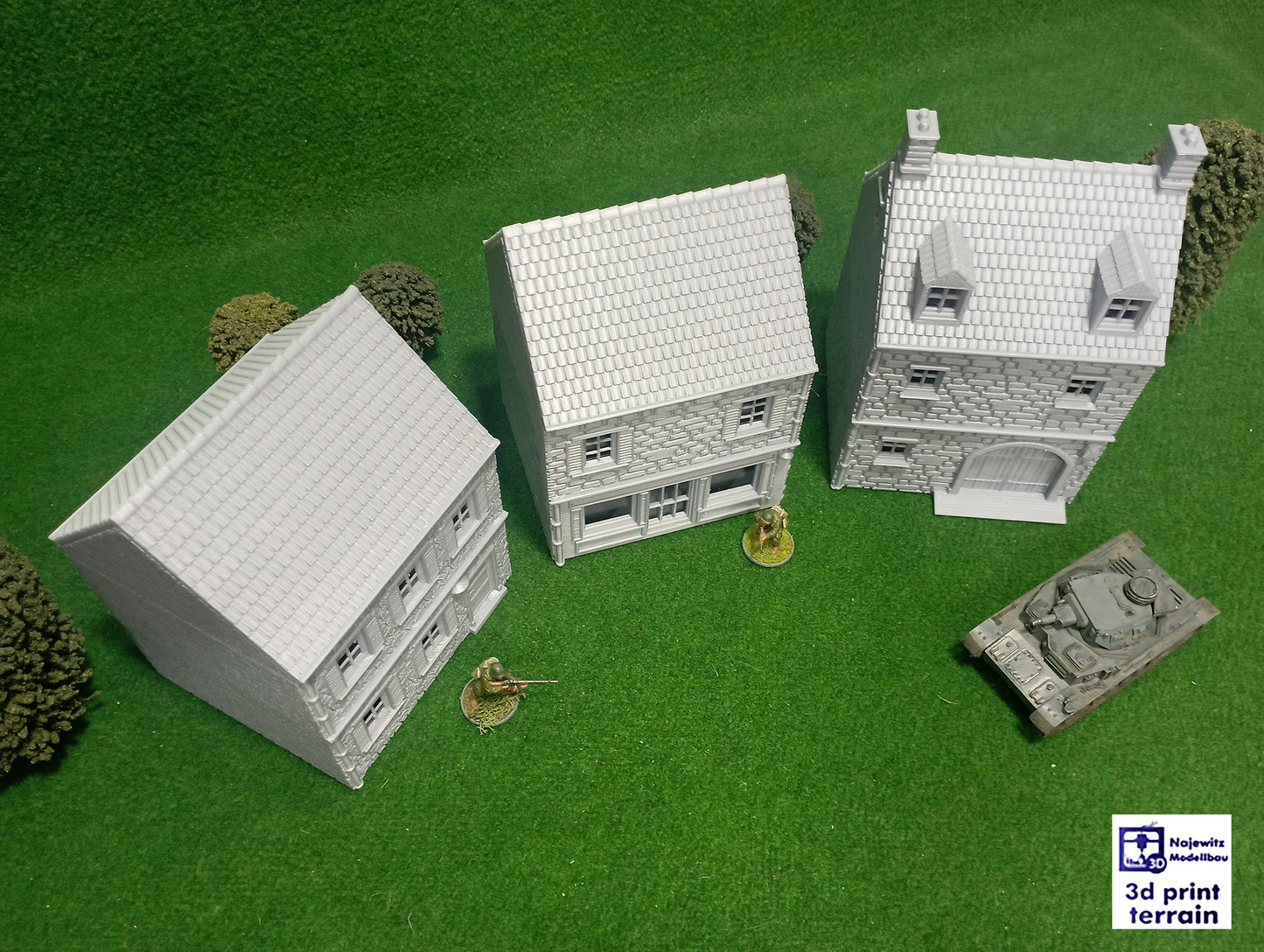 Collection Normandy Town Houses Stone A