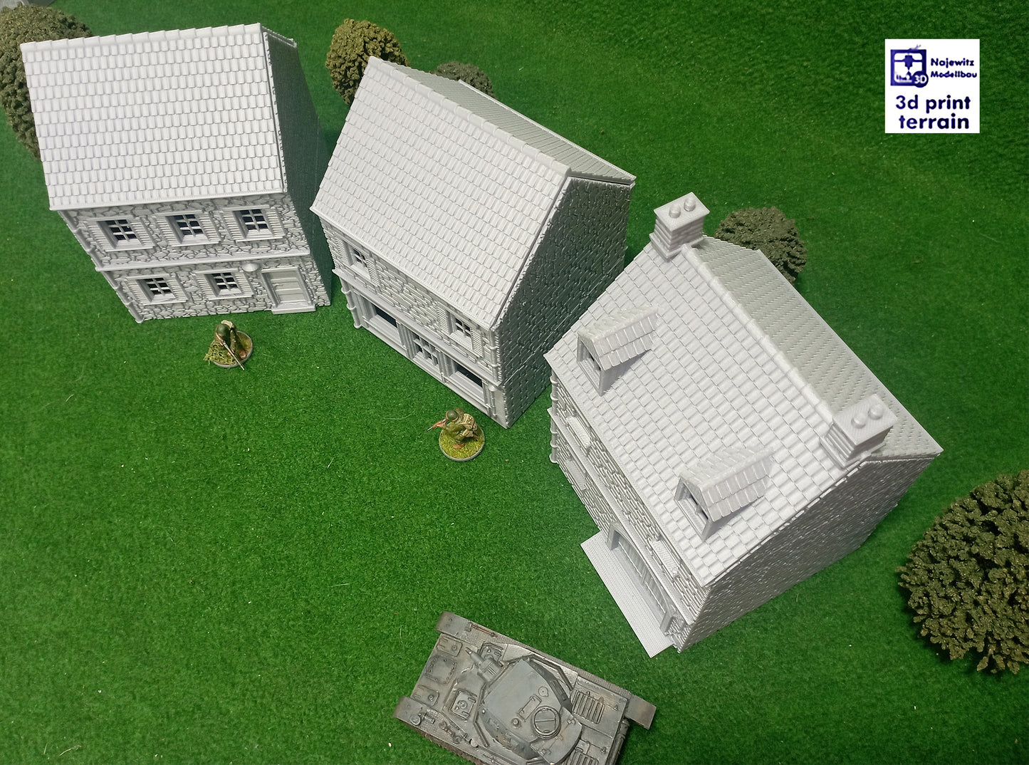 Collection Normandy Town Houses Stone A