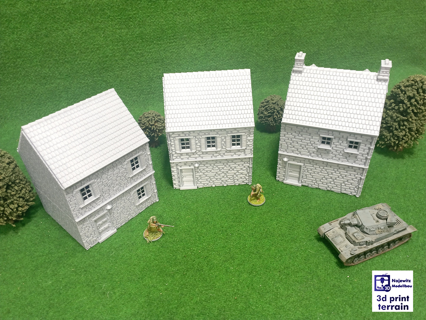 Collection Normandy Town Houses Stone A