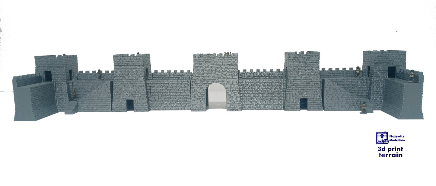 Medieval Deset Town Wall