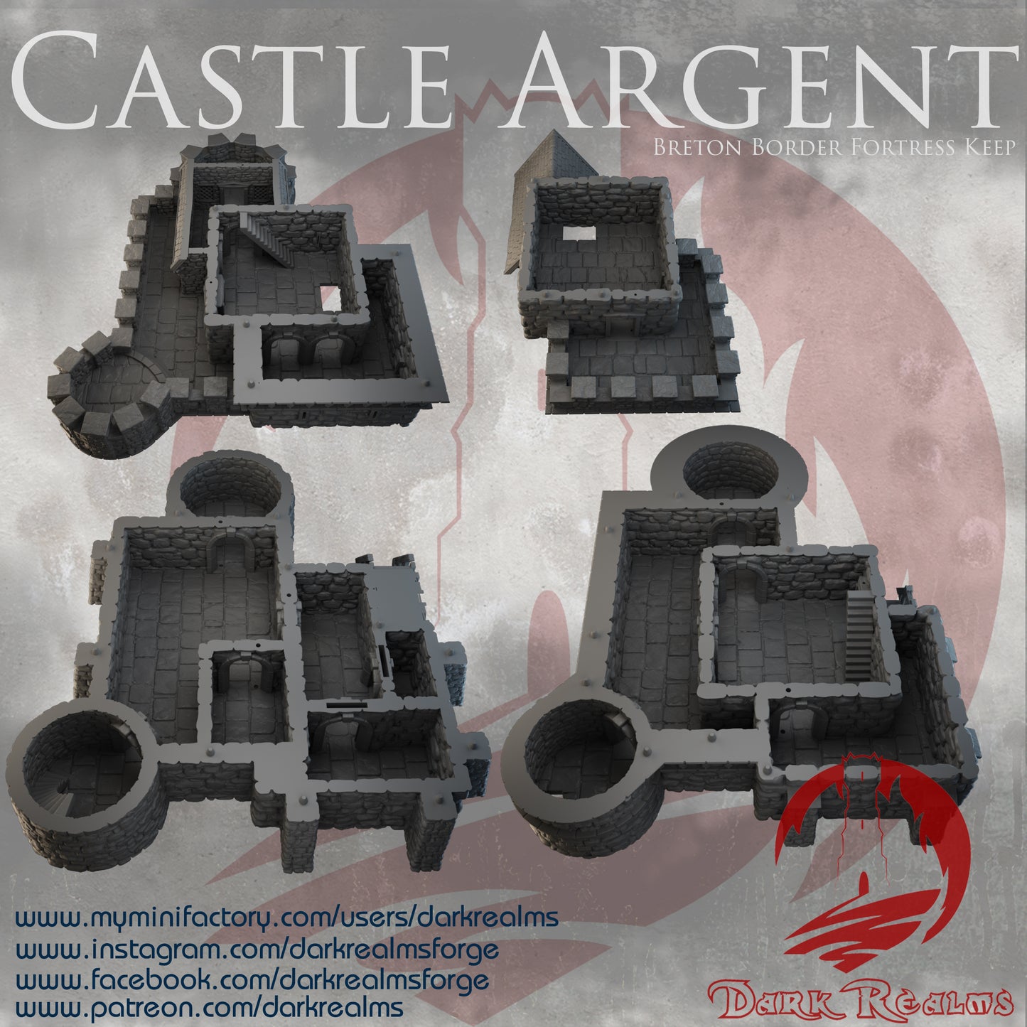 Castle Argent Keep Breton Border Fortress