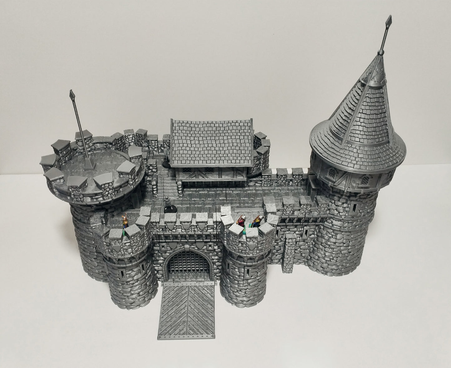 Castle Argent Set Breton Border Fortress