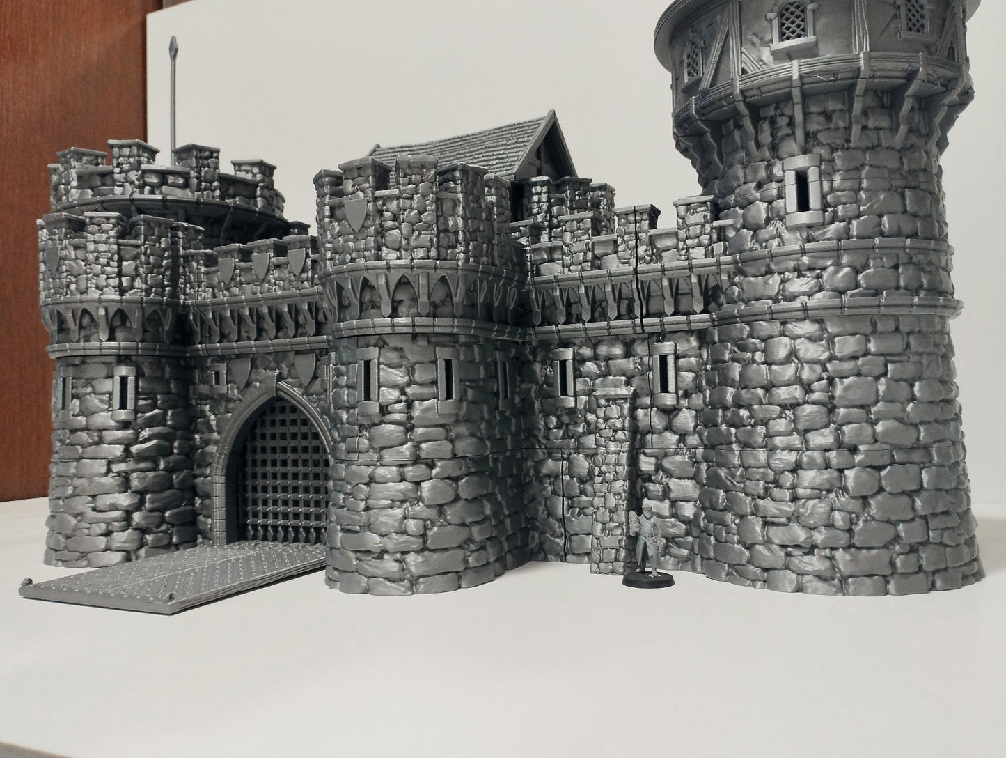 Castle Argent Set Breton Border Fortress