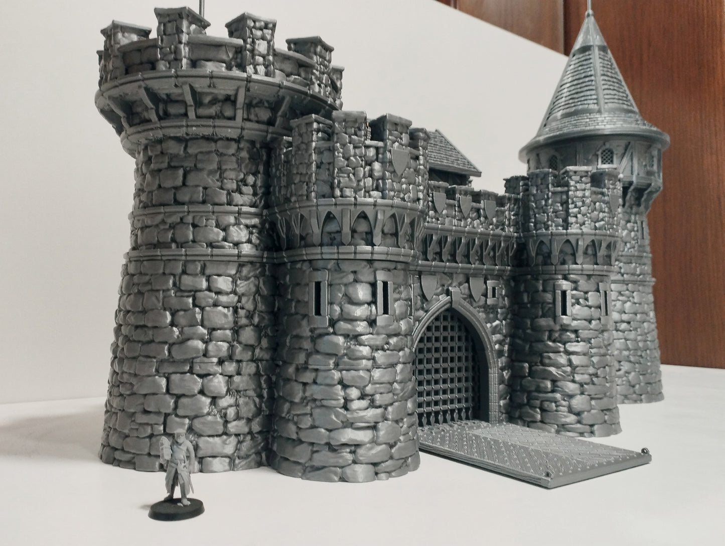 Castle Argent Set Breton Border Fortress