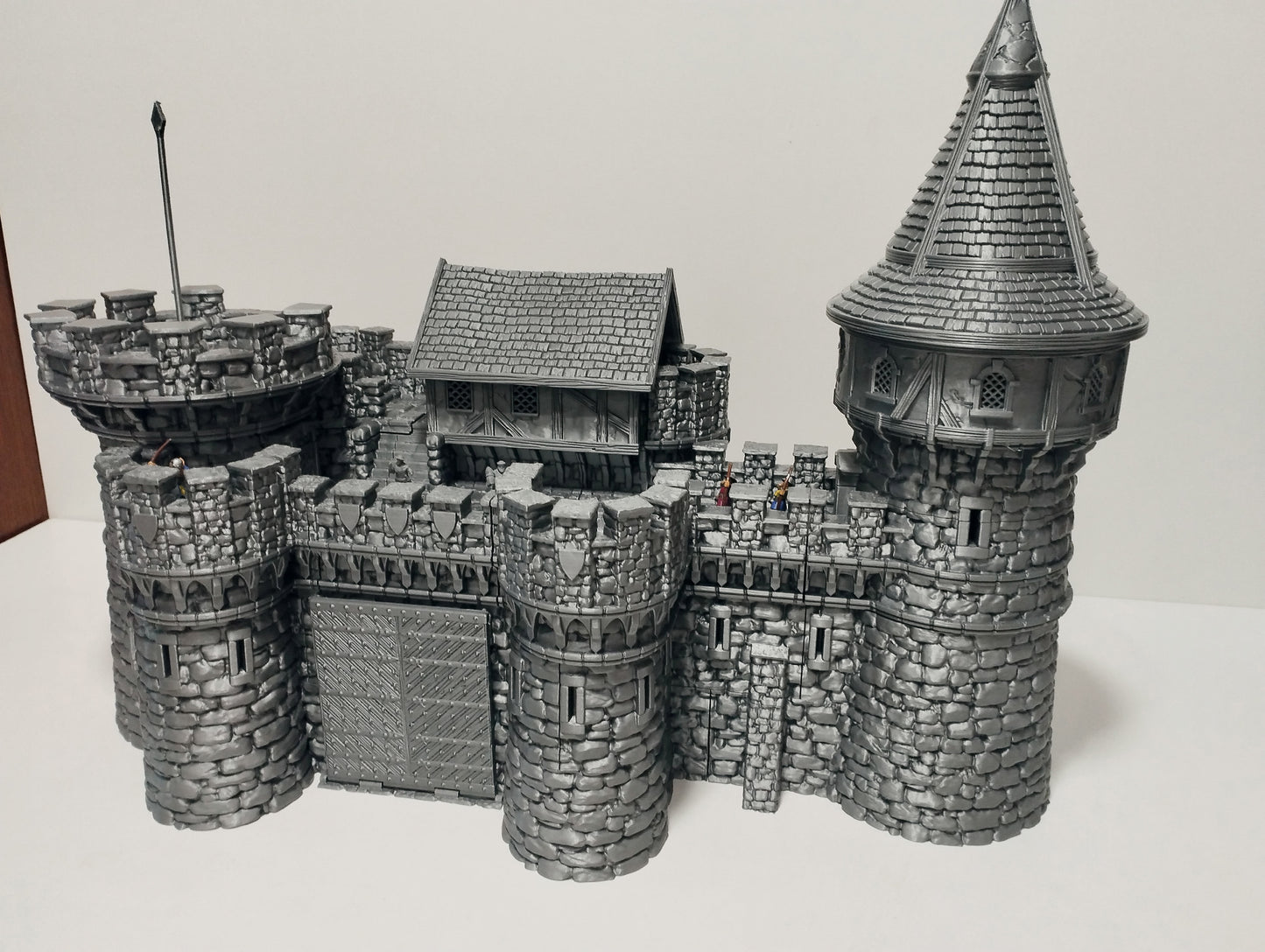 Castle Argent Set Breton Border Fortress