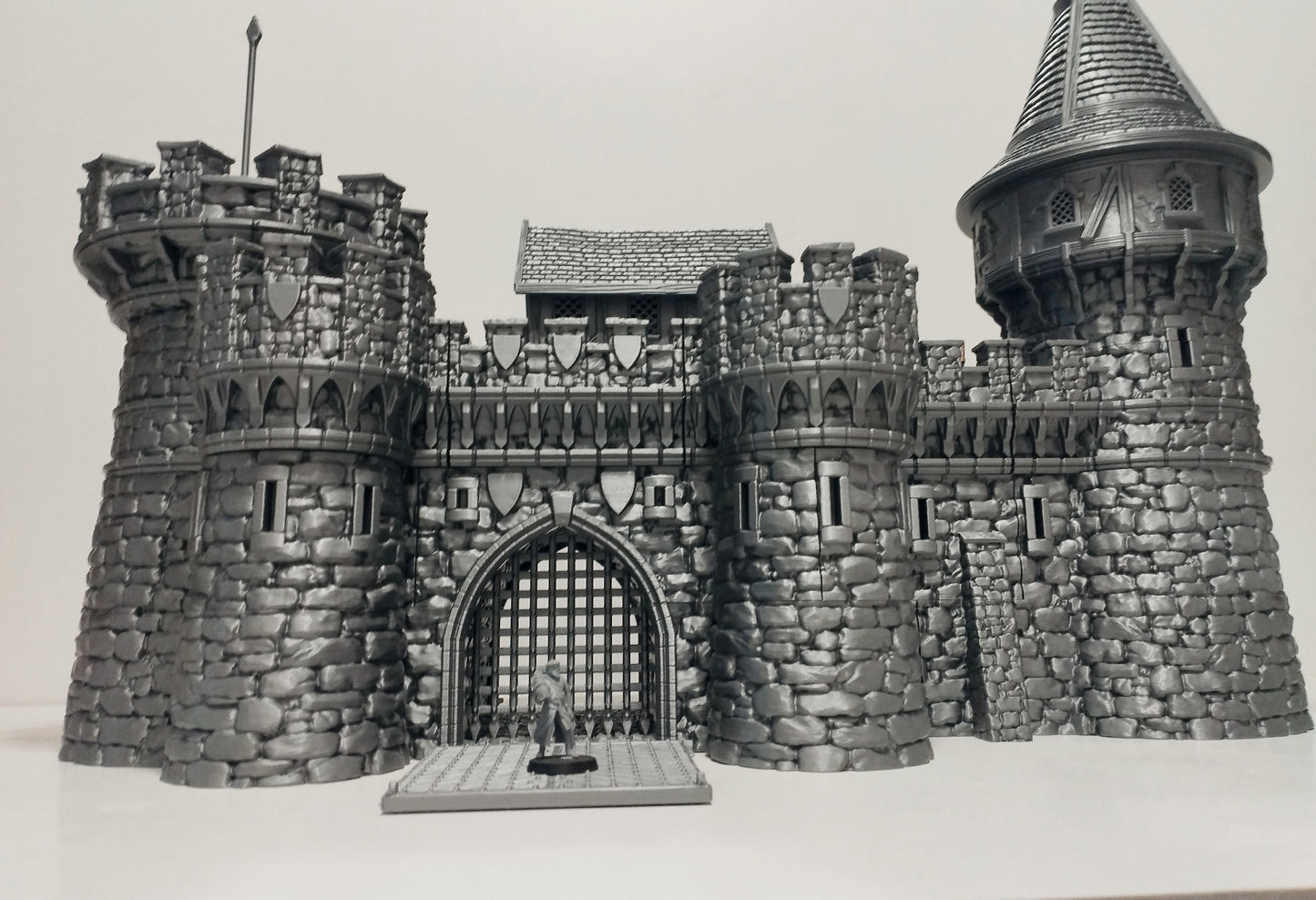 Castle Argent Set Breton Border Fortress
