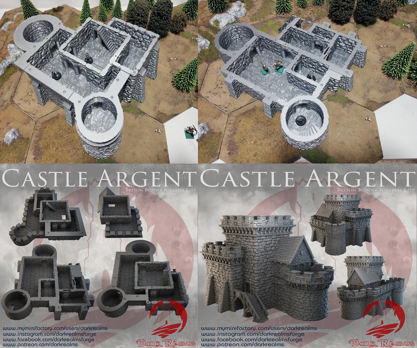 Castle Argent Keep Breton Border Fortress