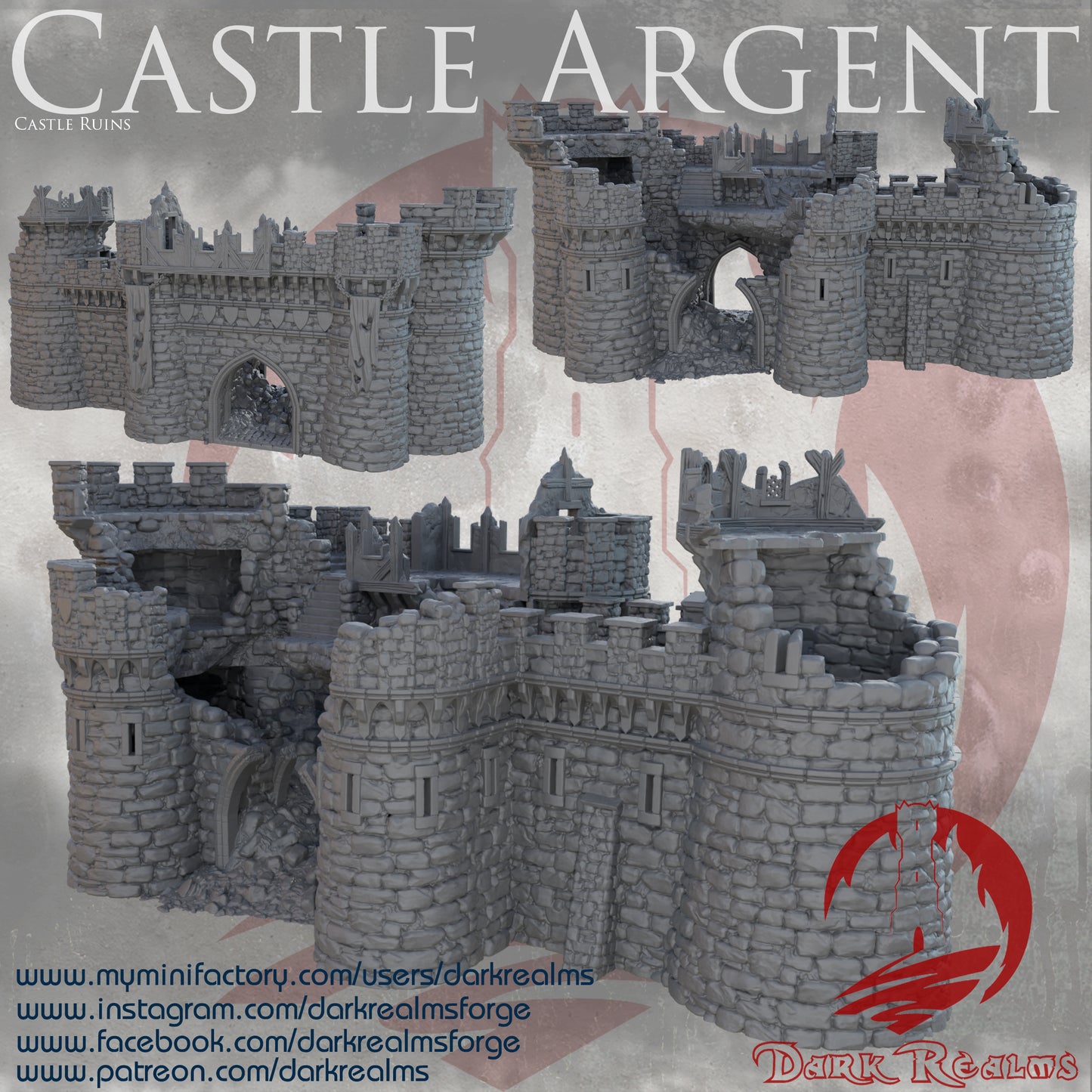 Castle Argent Gate House Breton Border Fortress