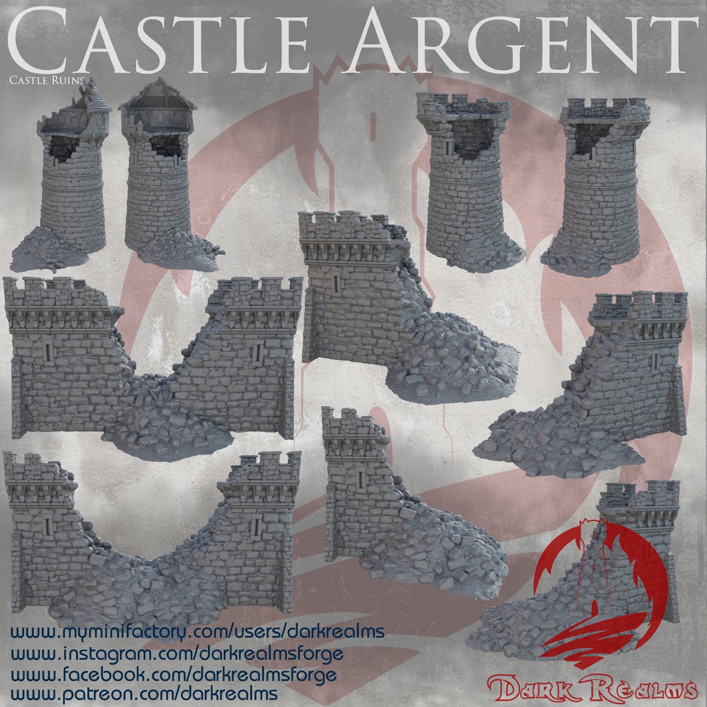 Castle Argent Gate House Breton Border Fortress