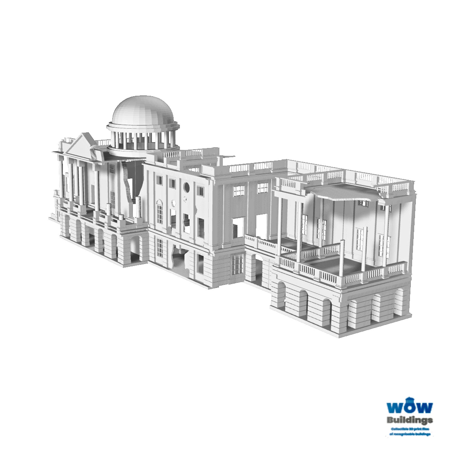 Central Capitol Building Ruin