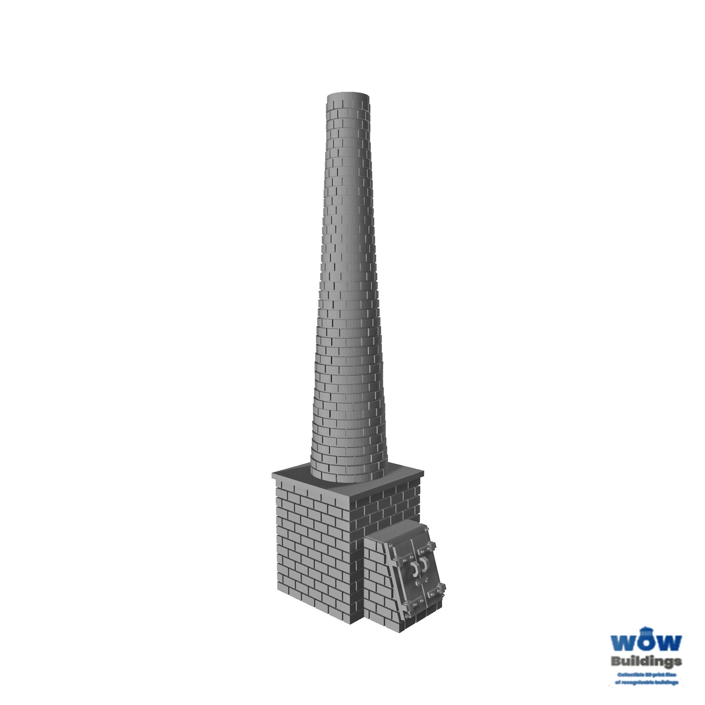 Cooling Chimney Intact-Ruined