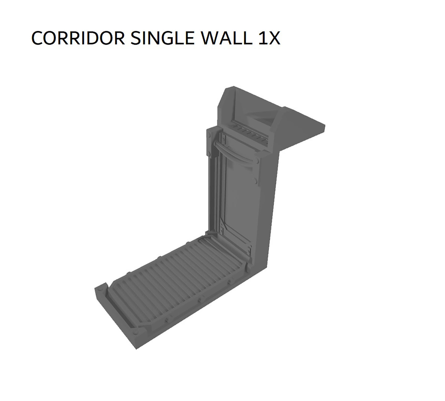 Corridor SIngle Wall 1x No Emblem