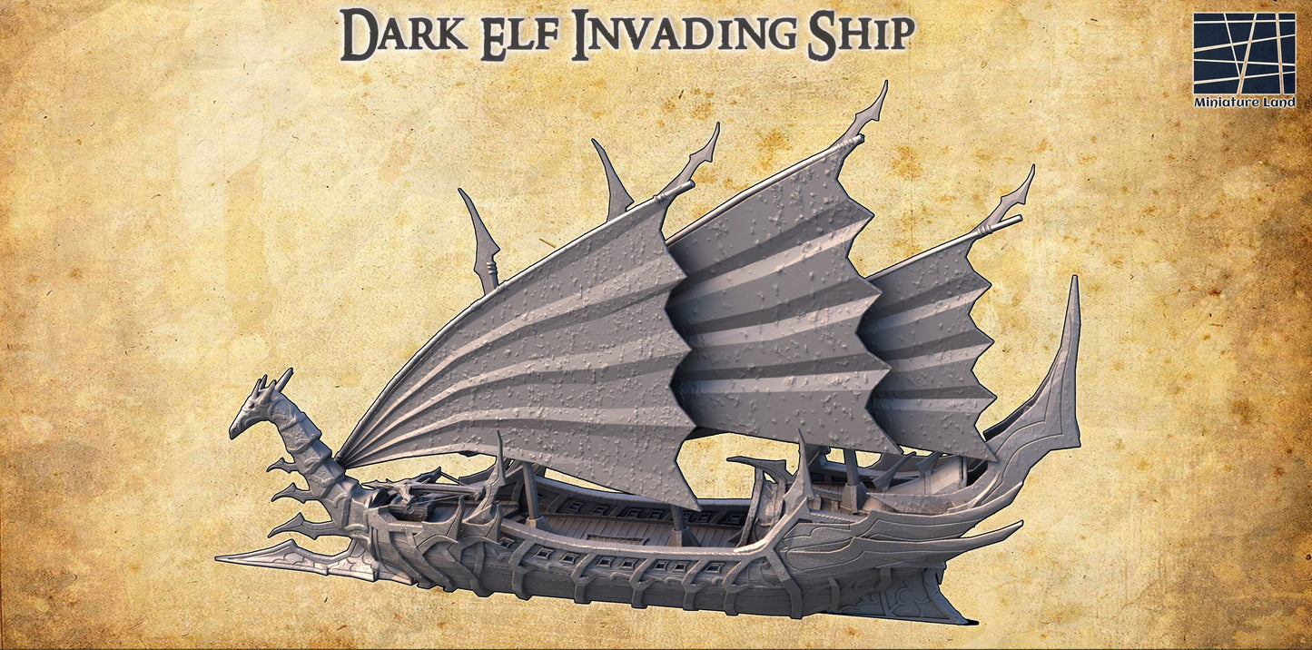 Dark Elf Invading Ship