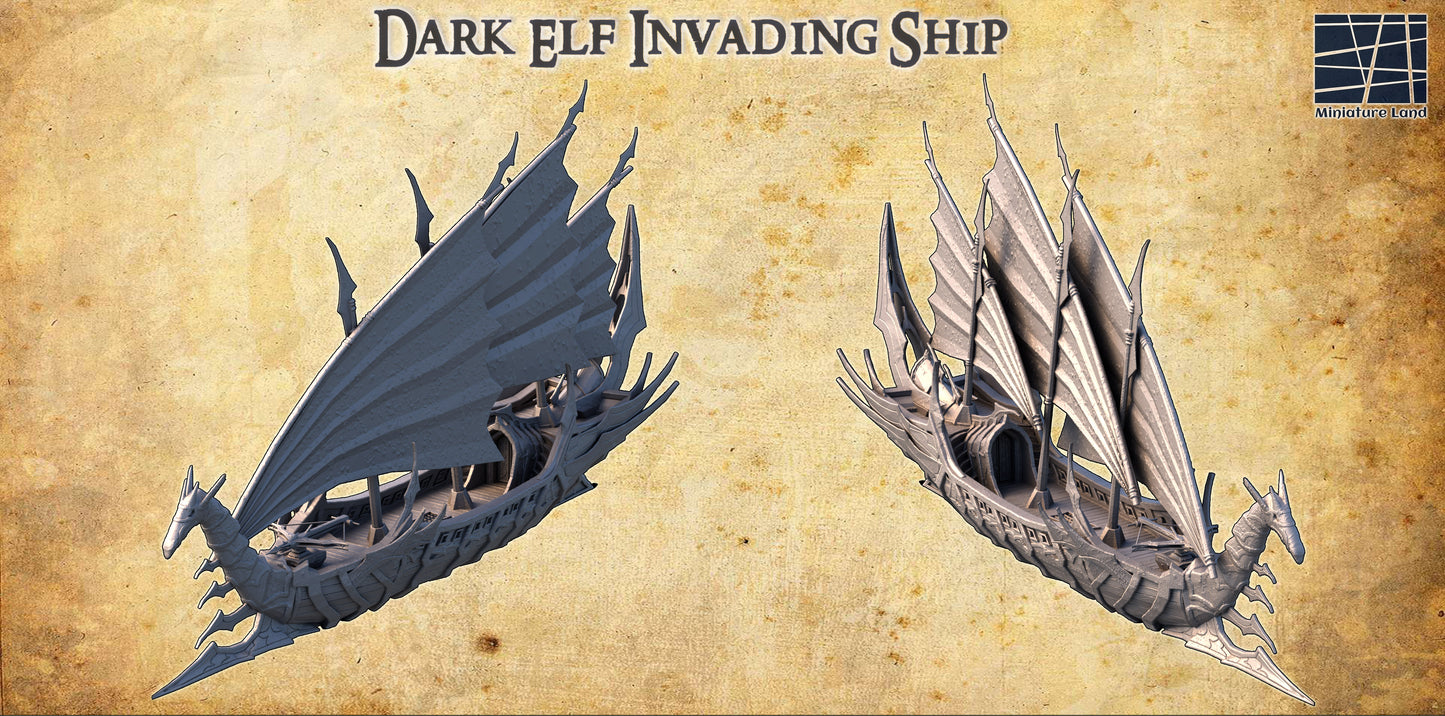 Dark Elf Invading Ship