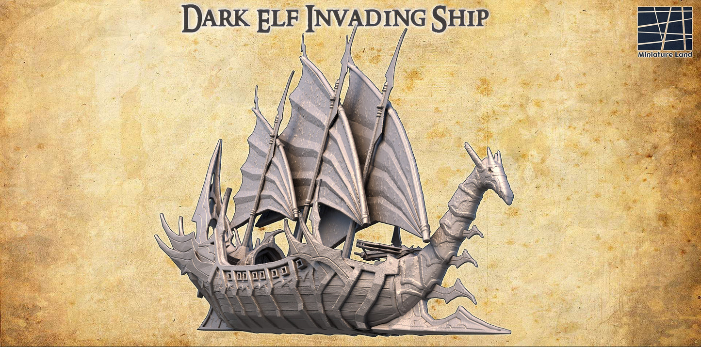 Dark Elf Invading Ship