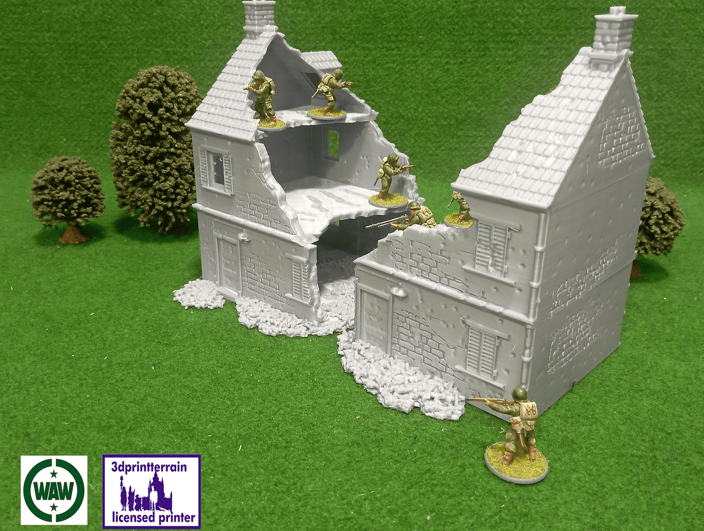 Normandy Town Houses Destroyed 1
