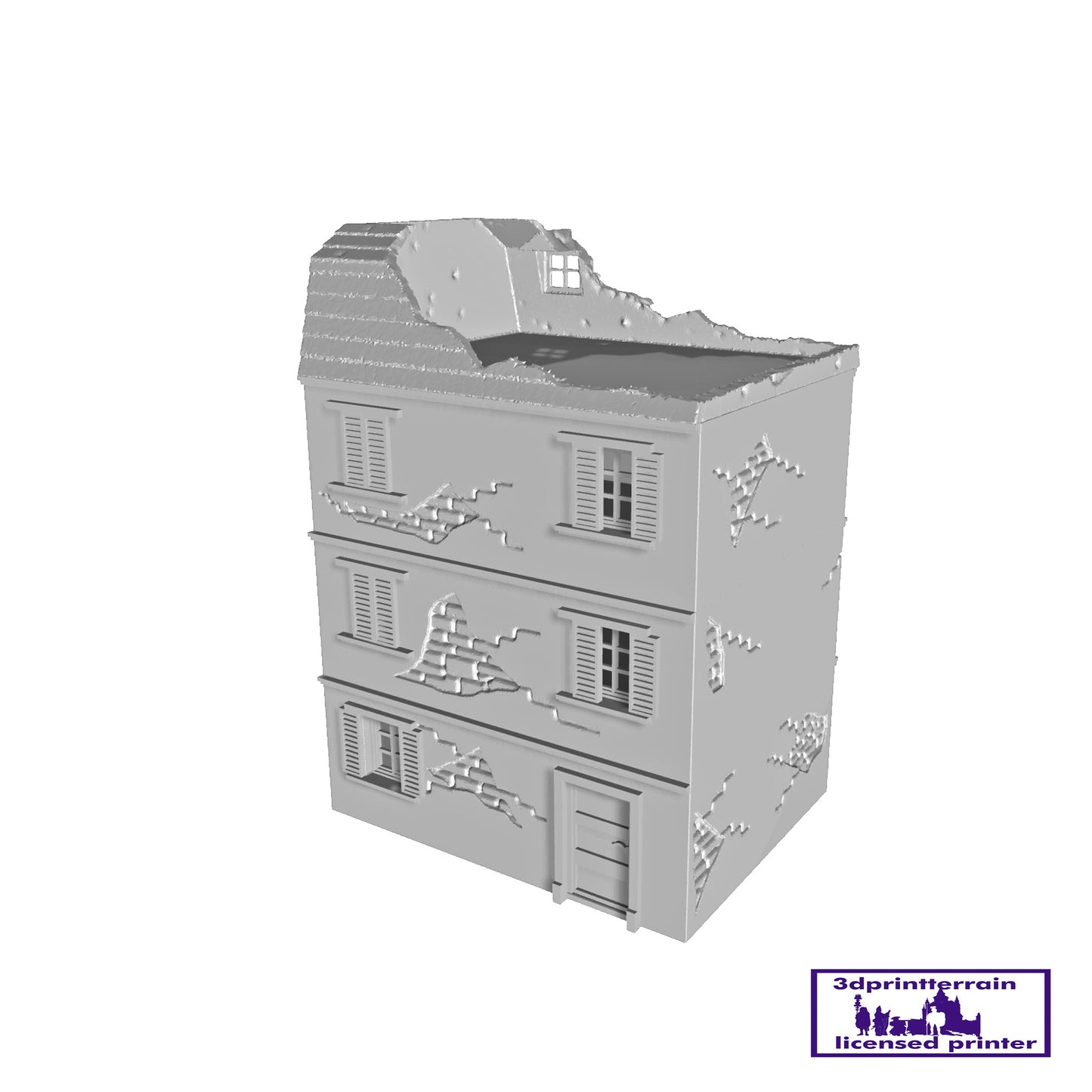 Dunkirk Damaged House 1