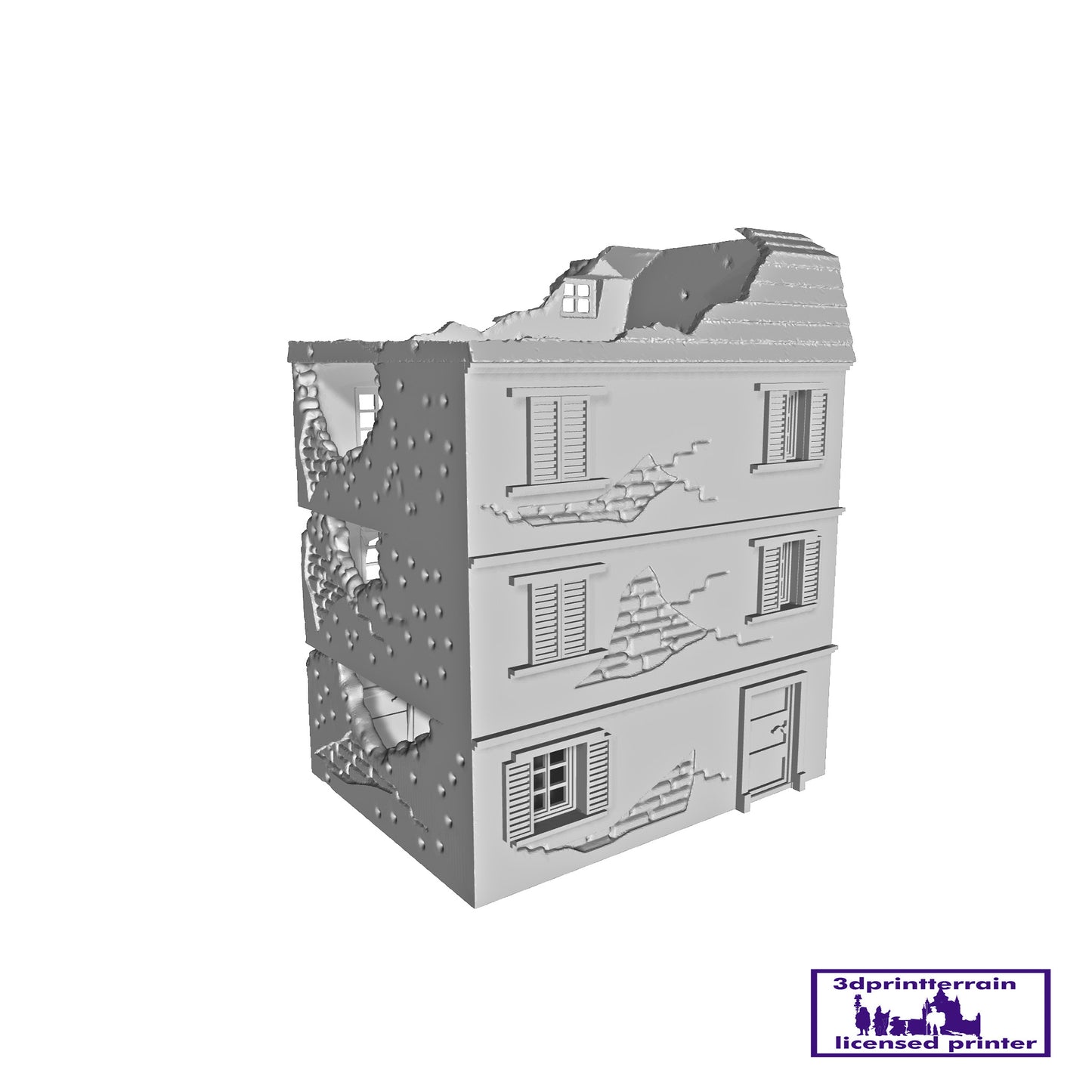 Dunkirk Damaged House 2