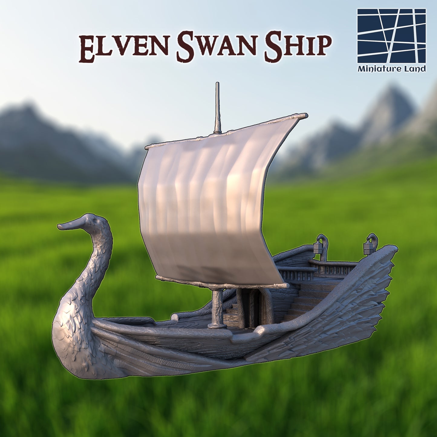 Elven Swan Ship