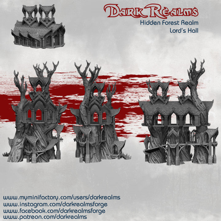 Elven Hidden Forest Realm Lords Hall