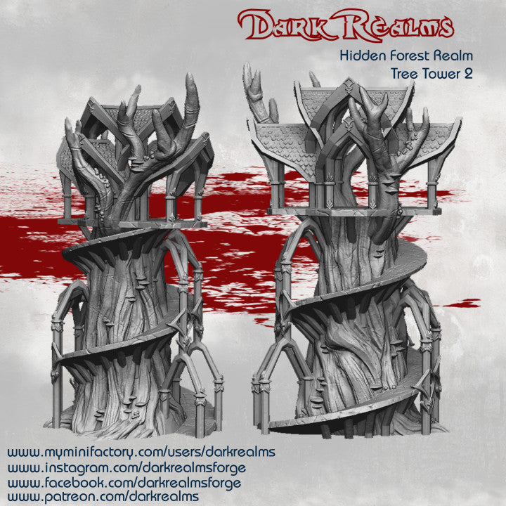 Elven Hidden Forest Realm Tree Tower 2